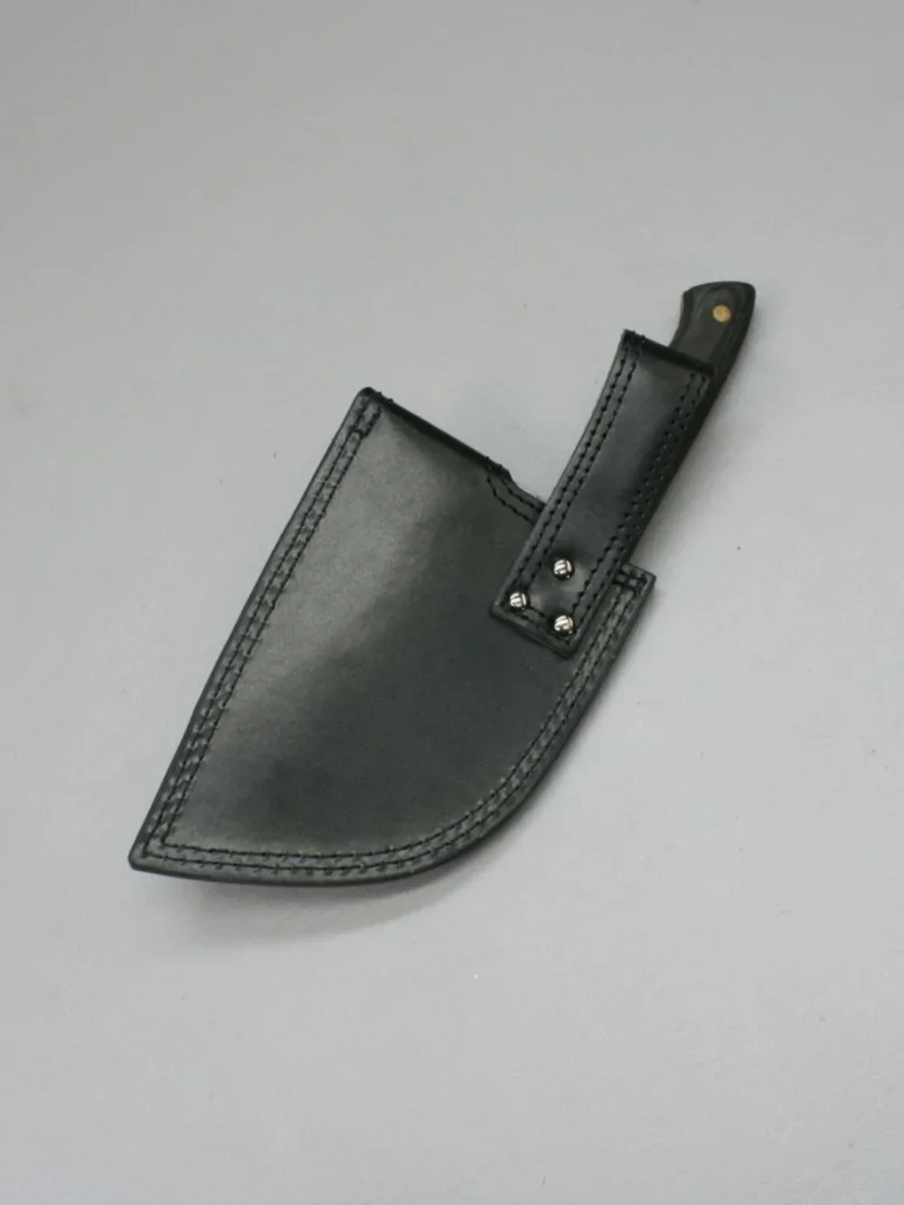 The CavemanStyle Chef Meat Cleaver Leather Sheath Sharpening Stone Caveman Style